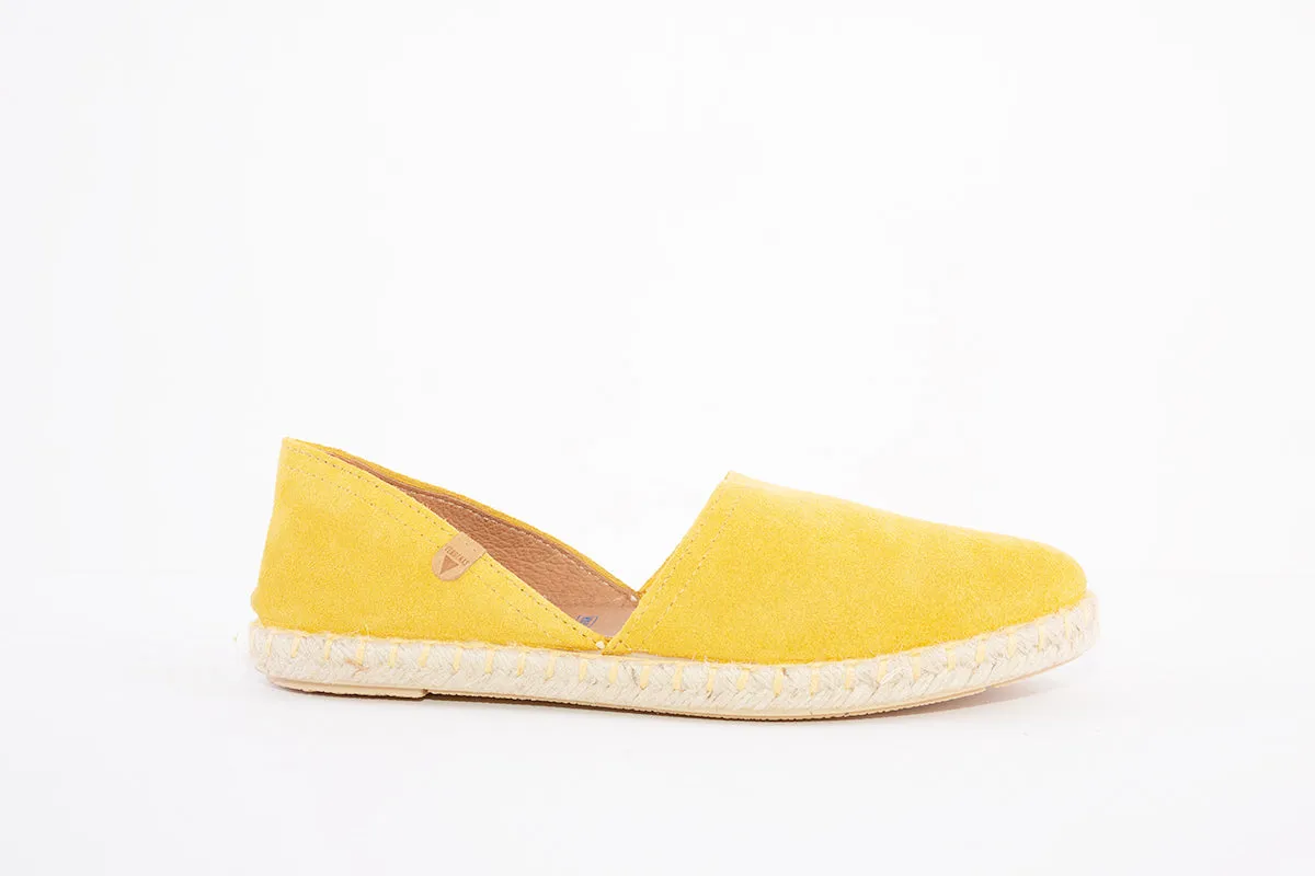 VERBENAS - ESPADRILLES CARMEN CANVAS SHOE - YELLOW SUEDE