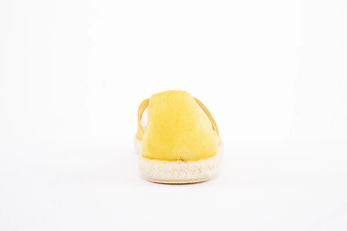 VERBENAS - ESPADRILLES CARMEN CANVAS SHOE - YELLOW SUEDE