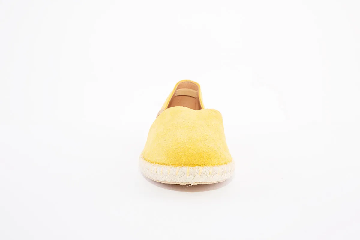 VERBENAS - ESPADRILLES CARMEN CANVAS SHOE - YELLOW SUEDE