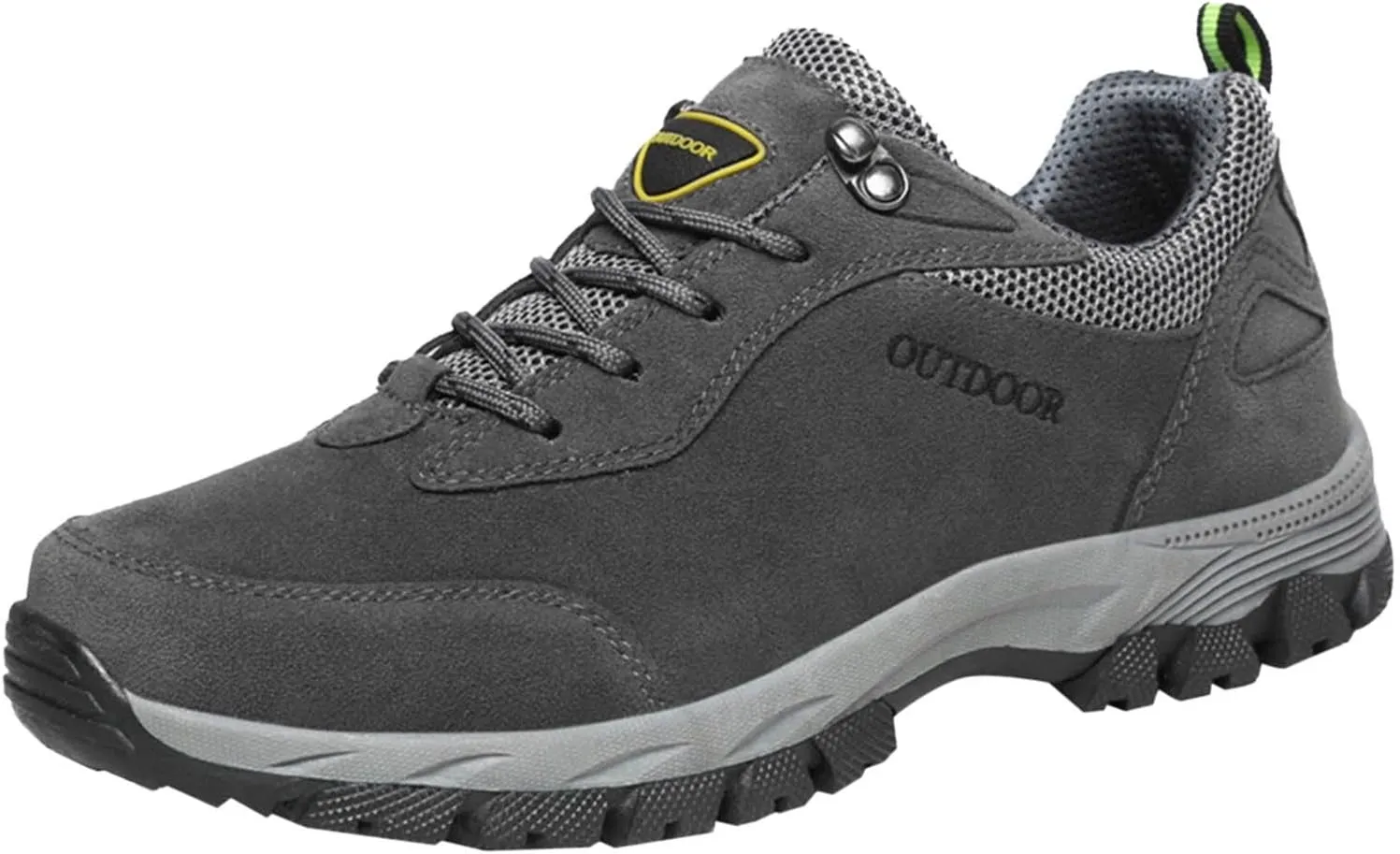 Walking Sneakers Men's Hiking Shoes Non-Slip Trekking Trail Shoes Lightweight Breathable Outdoor Shoes Extra Wide