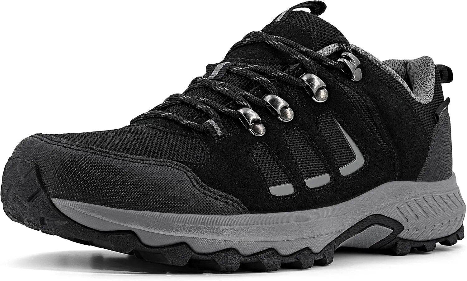 Waterproof Hiking Shoes for Men Lightweight Anti Slip Outdoor Hike Trekking Breathable Ankle Boots Camping Trail Shoes
