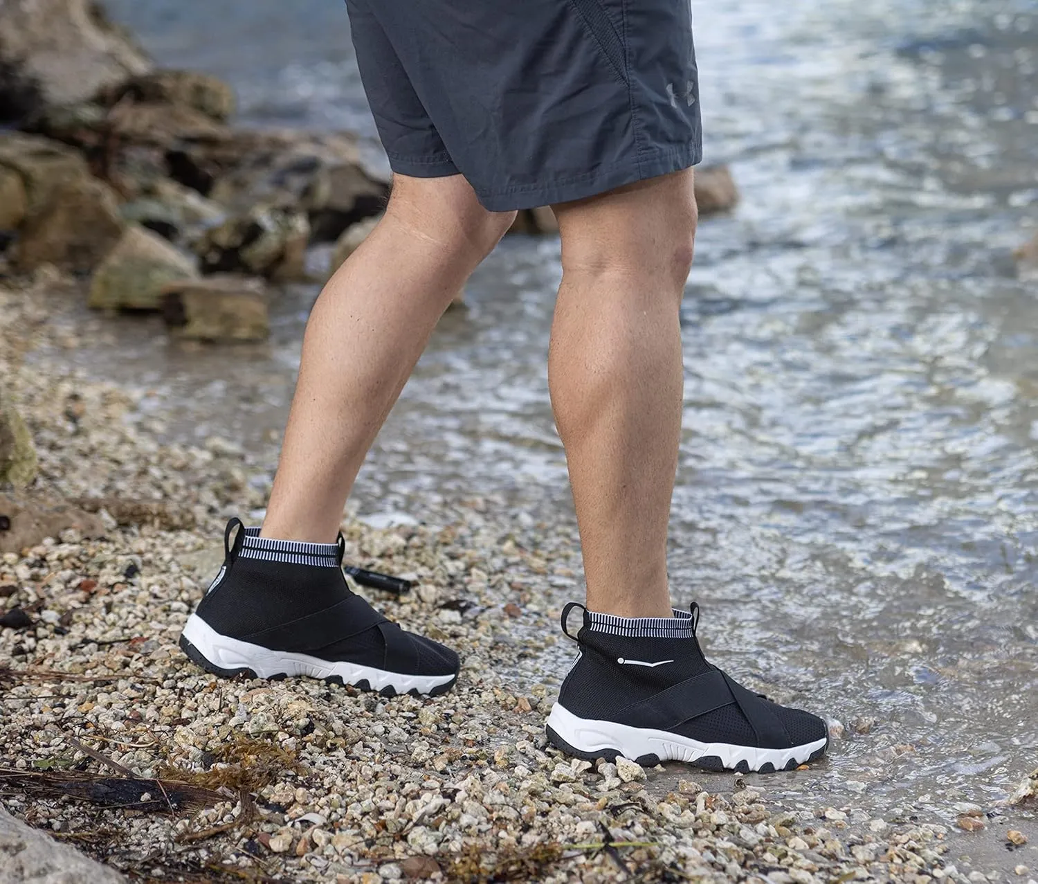 Wave Runner Men's Water Shoes - Quick Drying Performance and Travel Aqua Sneakers