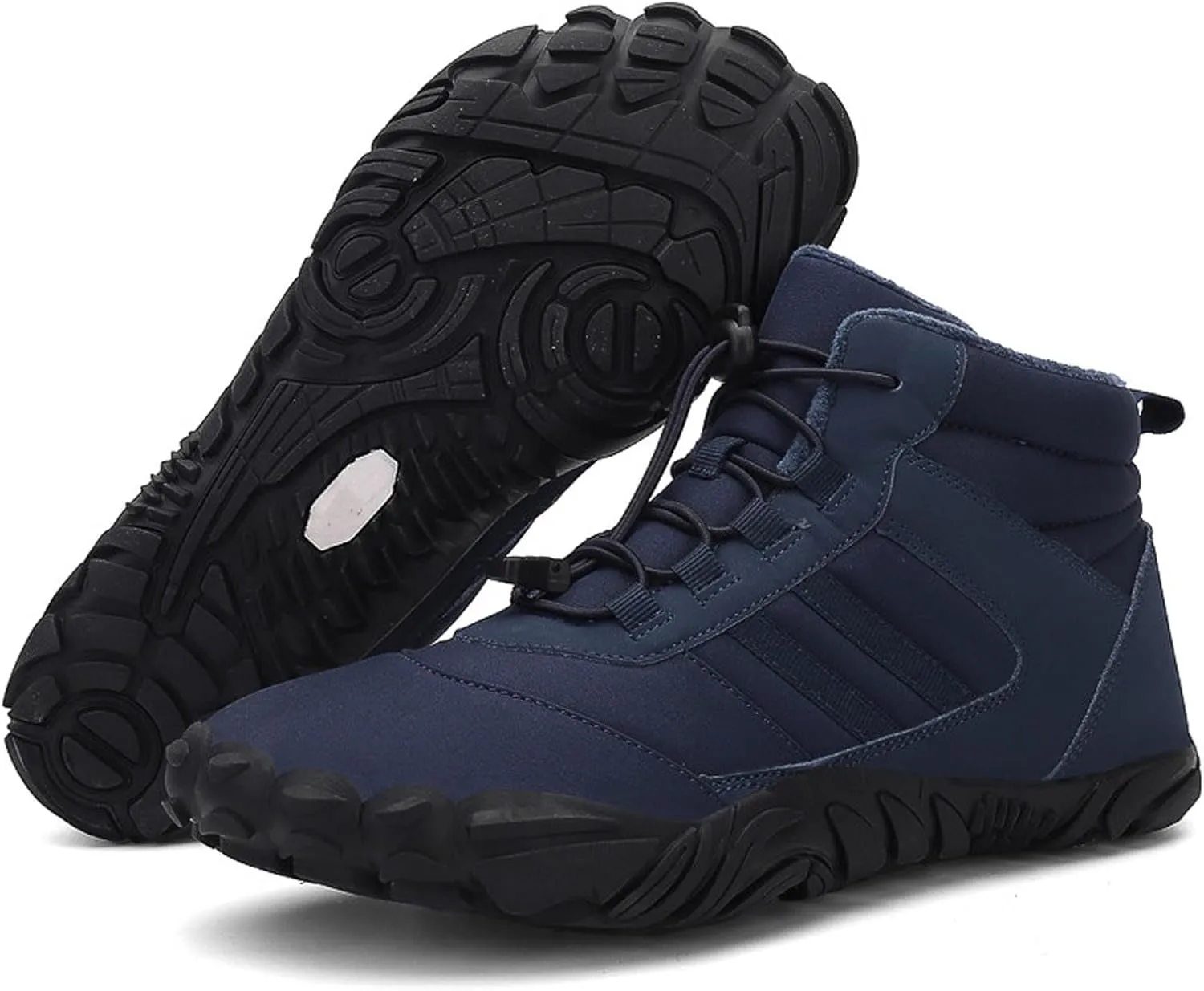 Winter Hiking Shoes Wide Toe Barefoot Shoes, Walking Hiking Boots for Women Men Trail Running Non-Slip
