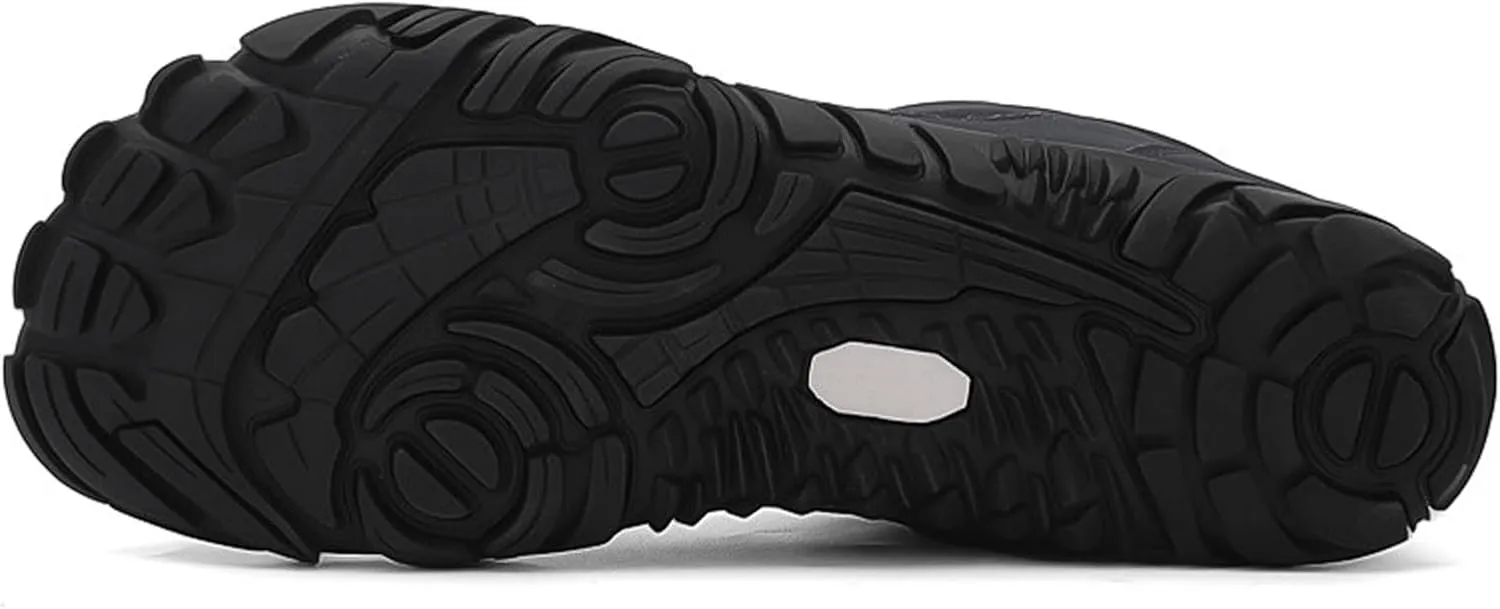 Winter Hiking Shoes Wide Toe Barefoot Shoes, Walking Hiking Boots for Women Men Trail Running Non-Slip