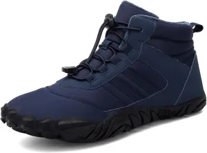Winter Hiking Shoes Wide Toe Barefoot Shoes, Walking Hiking Boots for Women Men Trail Running Non-Slip
