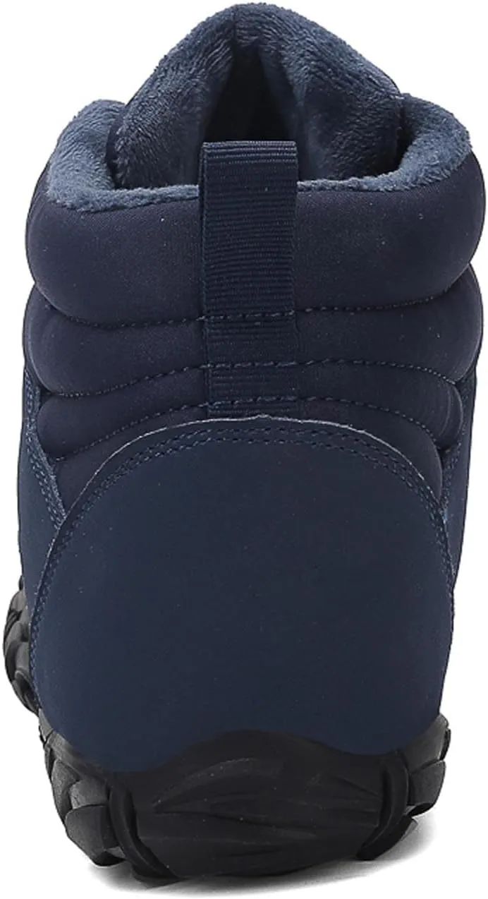 Winter Hiking Shoes Wide Toe Barefoot Shoes, Walking Hiking Boots for Women Men Trail Running Non-Slip