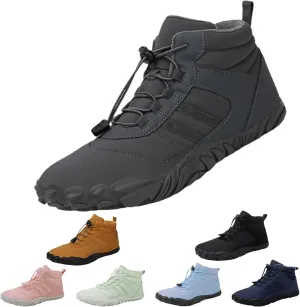 Winter PeakFootwear for Women Men Neuropathy, Hike Barefoot Footwear Men, Non-Slip & Waterproof Barefoot Boots Walking