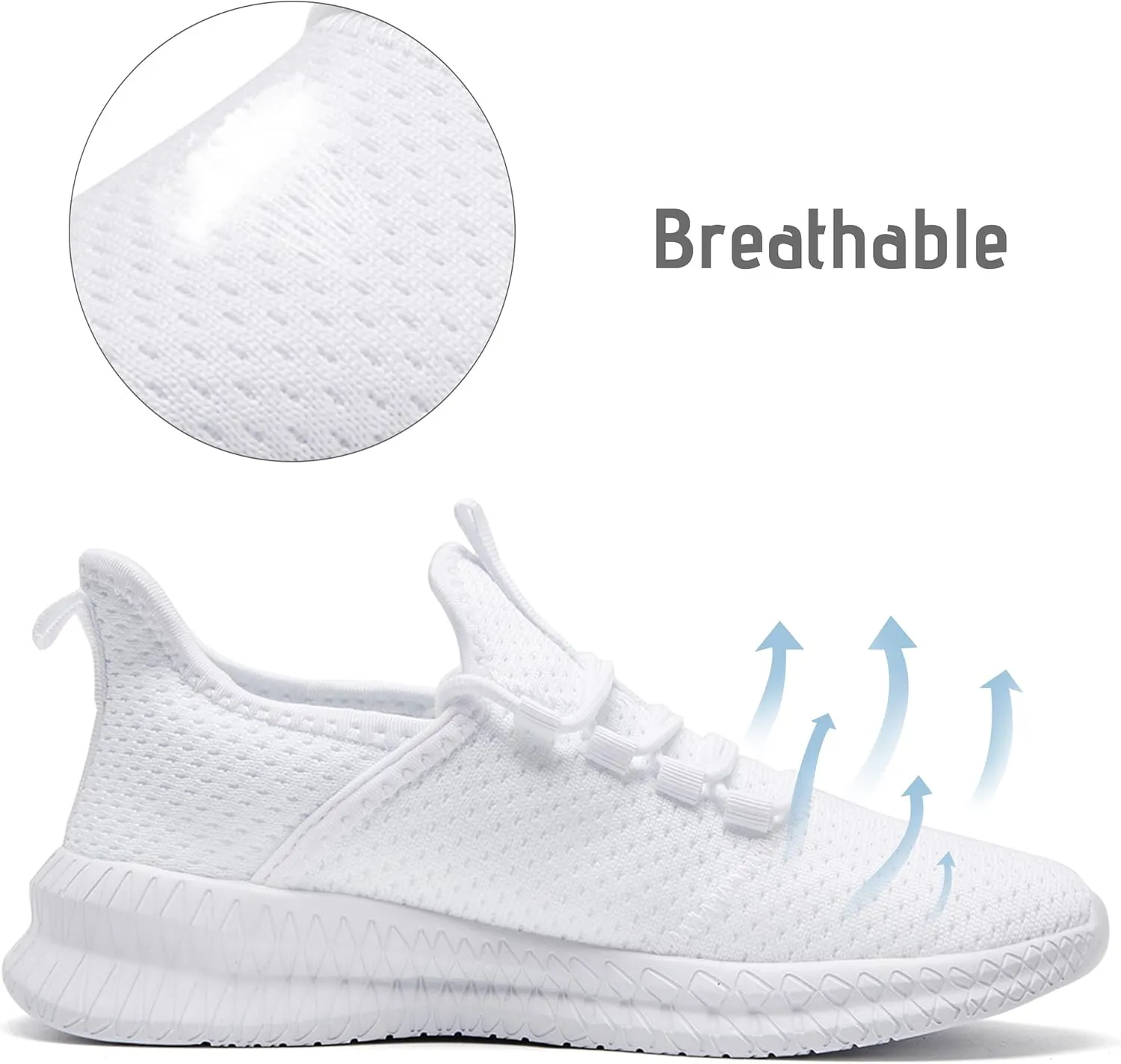Women Running Shoes Tennis Walking Gym Sneakers Athletic Slip on Workout Sport Shoe