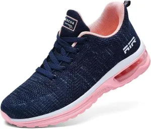 Womens Air Running Shoes Womens Walking Shoes Lightweight Women Sneakers Air Cushion Tennis Shoes for Gym Workout Sports