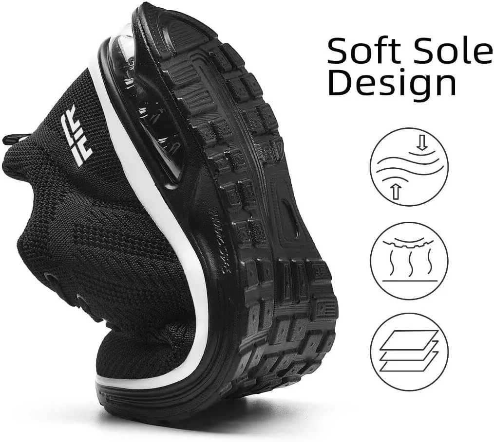 Womens Air Running Shoes Womens Walking Shoes Lightweight Women Sneakers Air Cushion Tennis Shoes for Gym Workout Sports