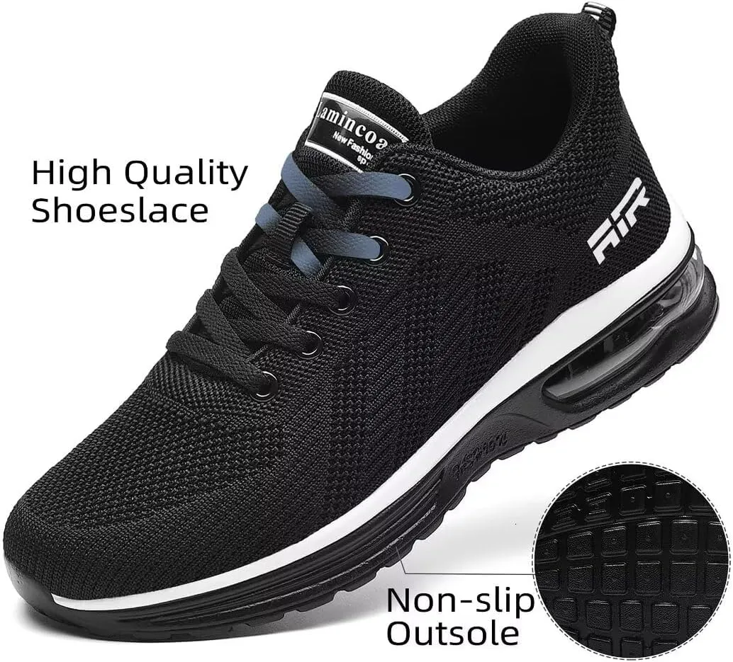 Womens Air Running Shoes Womens Walking Shoes Lightweight Women Sneakers Air Cushion Tennis Shoes for Gym Workout Sports