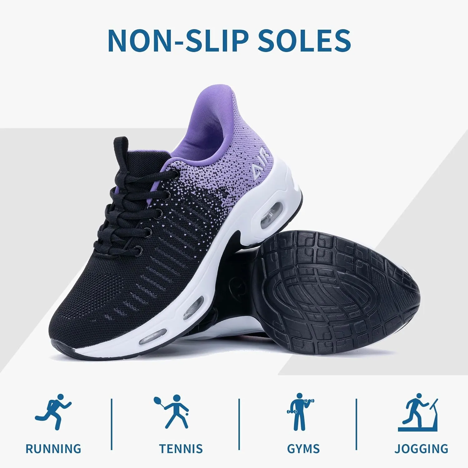 Women's Air Sneakers Slip on Walking Shoes