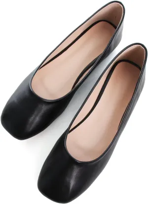 Women's Ballet Flats Plaid Christmas Red Dress Shoes for Women Party Dressy Casual Flats Comfortable Slip-on Sqaure Toe Walking Loafers