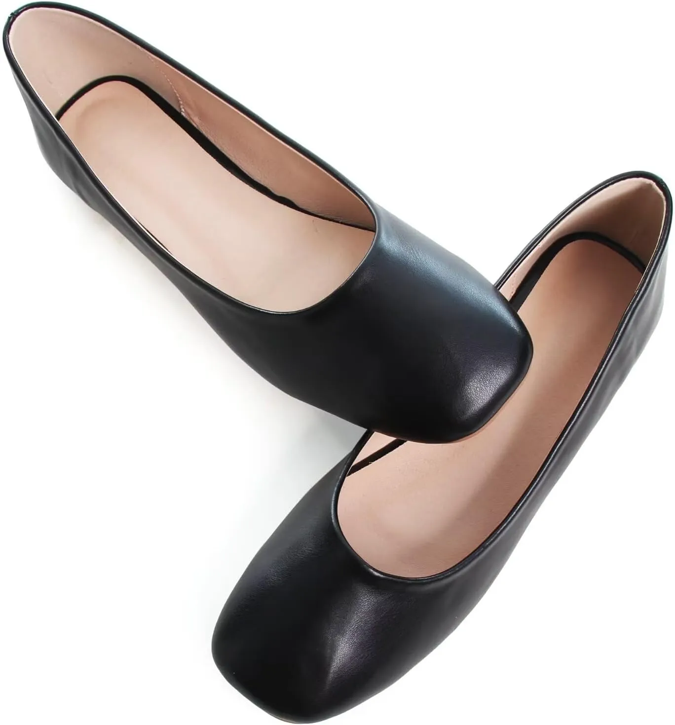 Women's Ballet Flats Plaid Christmas Red Dress Shoes for Women Party Dressy Casual Flats Comfortable Slip-on Sqaure Toe Walking Loafers