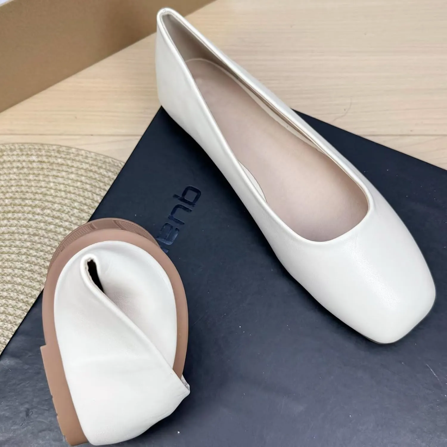 Women's Ballet Flats Plaid Christmas Red Dress Shoes for Women Party Dressy Casual Flats Comfortable Slip-on Sqaure Toe Walking Loafers