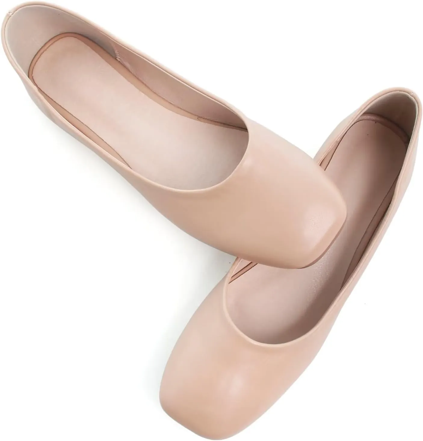Women's Ballet Flats Plaid Christmas Red Dress Shoes for Women Party Dressy Casual Flats Comfortable Slip-on Sqaure Toe Walking Loafers