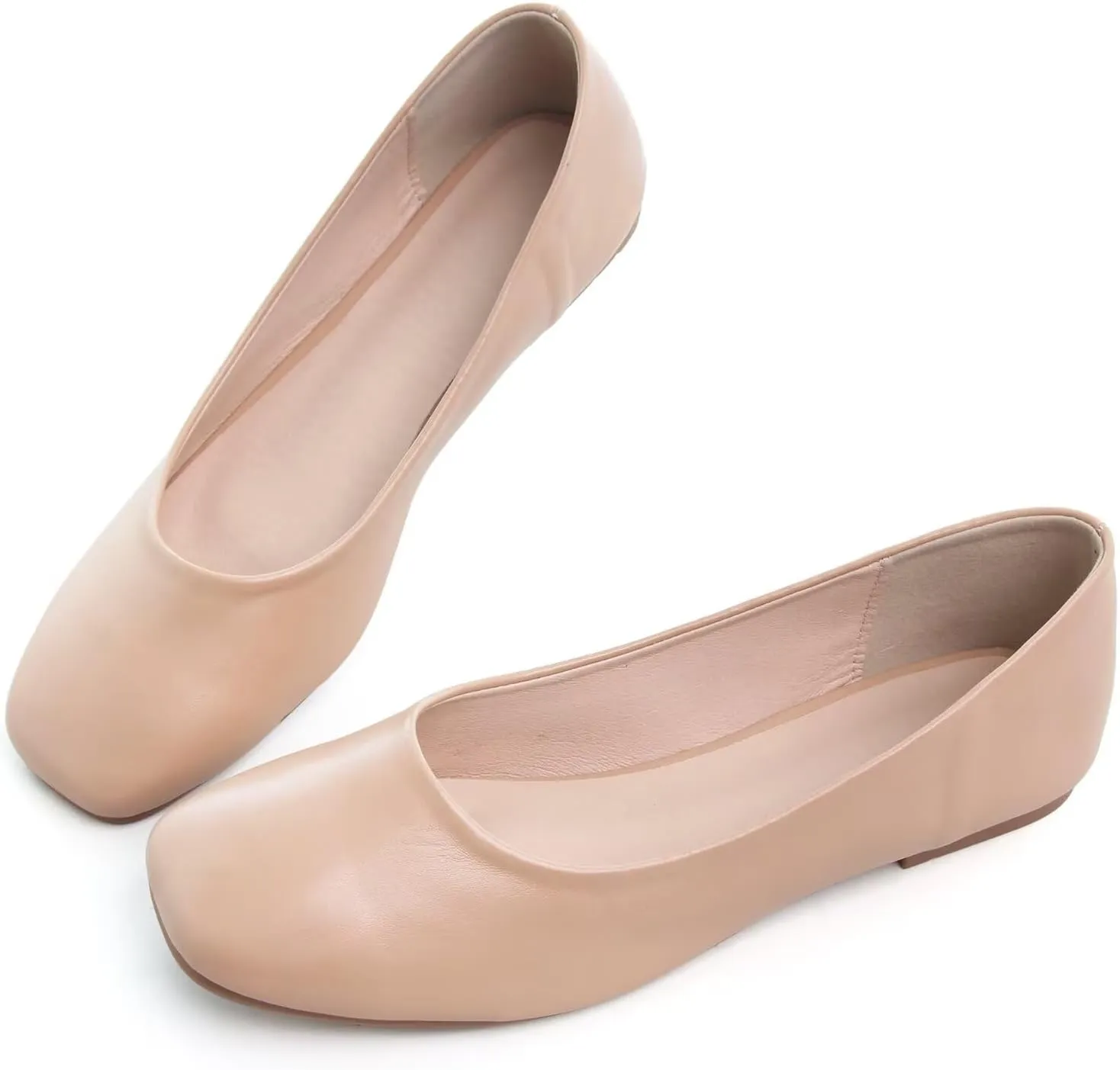 Women's Ballet Flats Plaid Christmas Red Dress Shoes for Women Party Dressy Casual Flats Comfortable Slip-on Sqaure Toe Walking Loafers