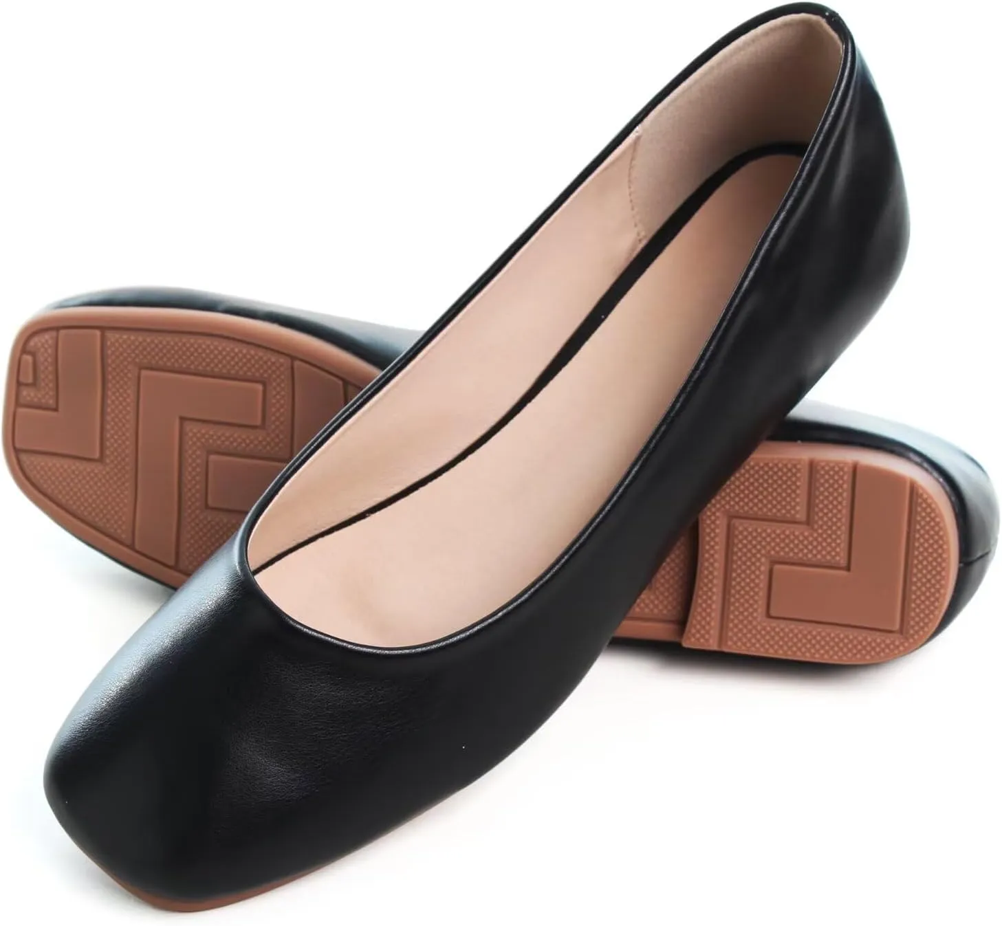 Women's Ballet Flats Plaid Christmas Red Dress Shoes for Women Party Dressy Casual Flats Comfortable Slip-on Sqaure Toe Walking Loafers