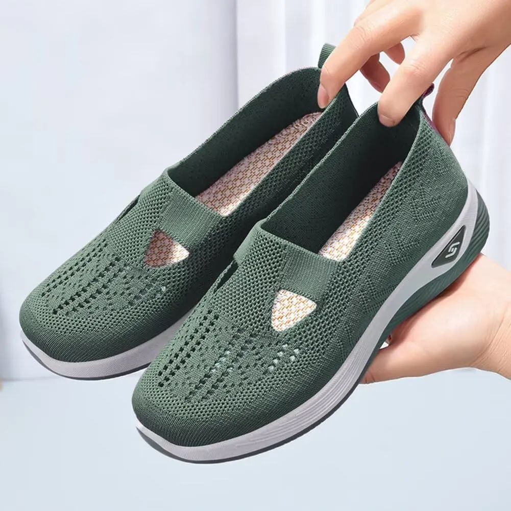 Women's Orthopedic Mesh Walking Shoes Athletic Sport Running Sneakers Slip-on Cozy Breathable