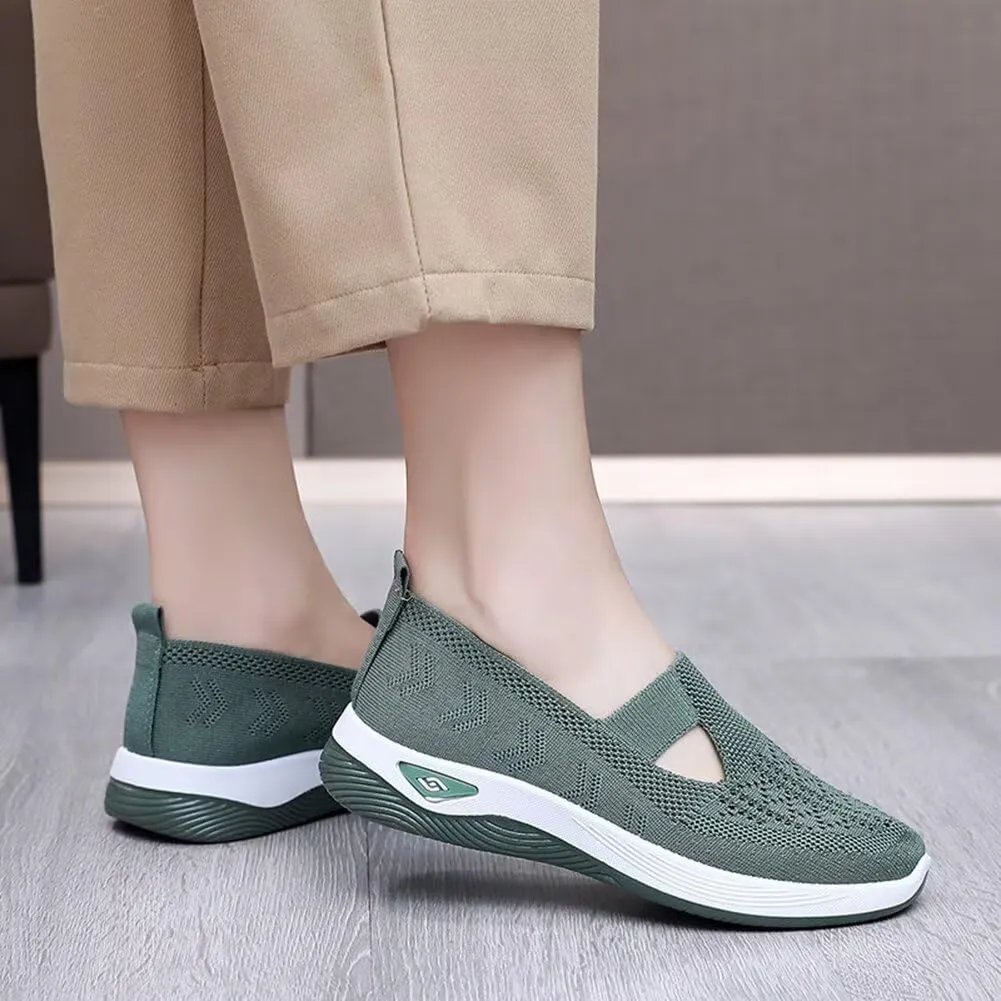 Women's Orthopedic Mesh Walking Shoes Athletic Sport Running Sneakers Slip-on Cozy Breathable