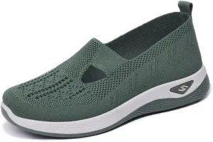 Women's Orthopedic Mesh Walking Shoes Athletic Sport Running Sneakers Slip-on Cozy Breathable