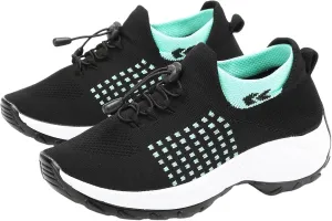 Women's Orthopedic Sneakers Comfortable Breathable Mesh Upper Walking Shoes Air Cushion Stretch Orthowear Shoes