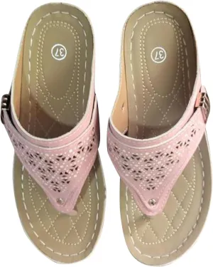 Women's Summer New Clip-toe Beach Sandals Flower Hollow-out Wedges Fashion Casual Slippers Comfort Sandal 2025