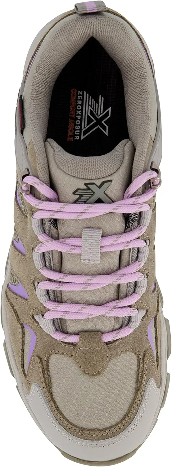 ZeroXposur Womens Colorado Lo Waterproof Hiking Boots - Womens Hiking Shoes - Waterproof Boots for Women