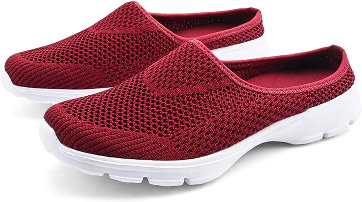 ZSpzx Quick Dry Casual Boat Shoes for Women Slip On Low Top Mesh Breathable Elastic Athletic Closed Toe Tennis Running Sneakers r Ladies Flat Fashion Casual Shoe for Gym Travel Daily Wear